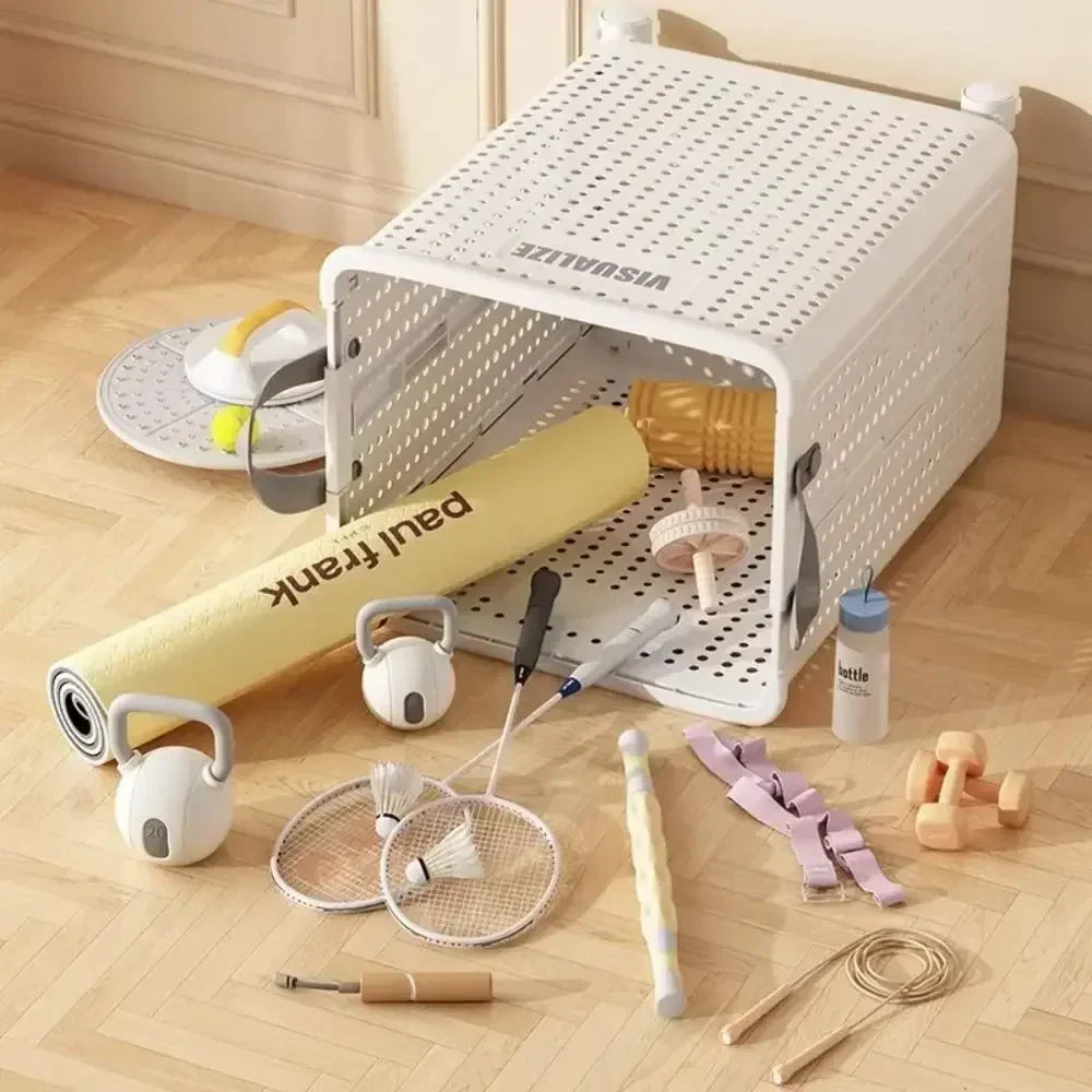 Compact Folding Laundry Storage Basket