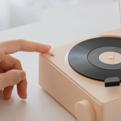 Retro Style Portable Vinyl Record Player Speaker