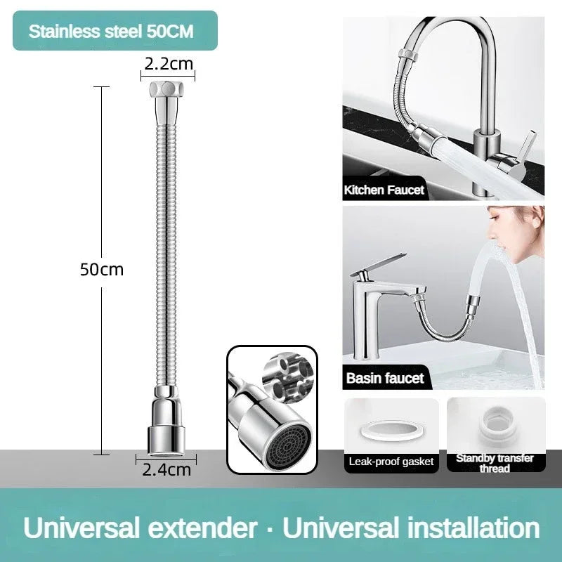Flexible Kitchen Faucet Spray Nozzle Adapter