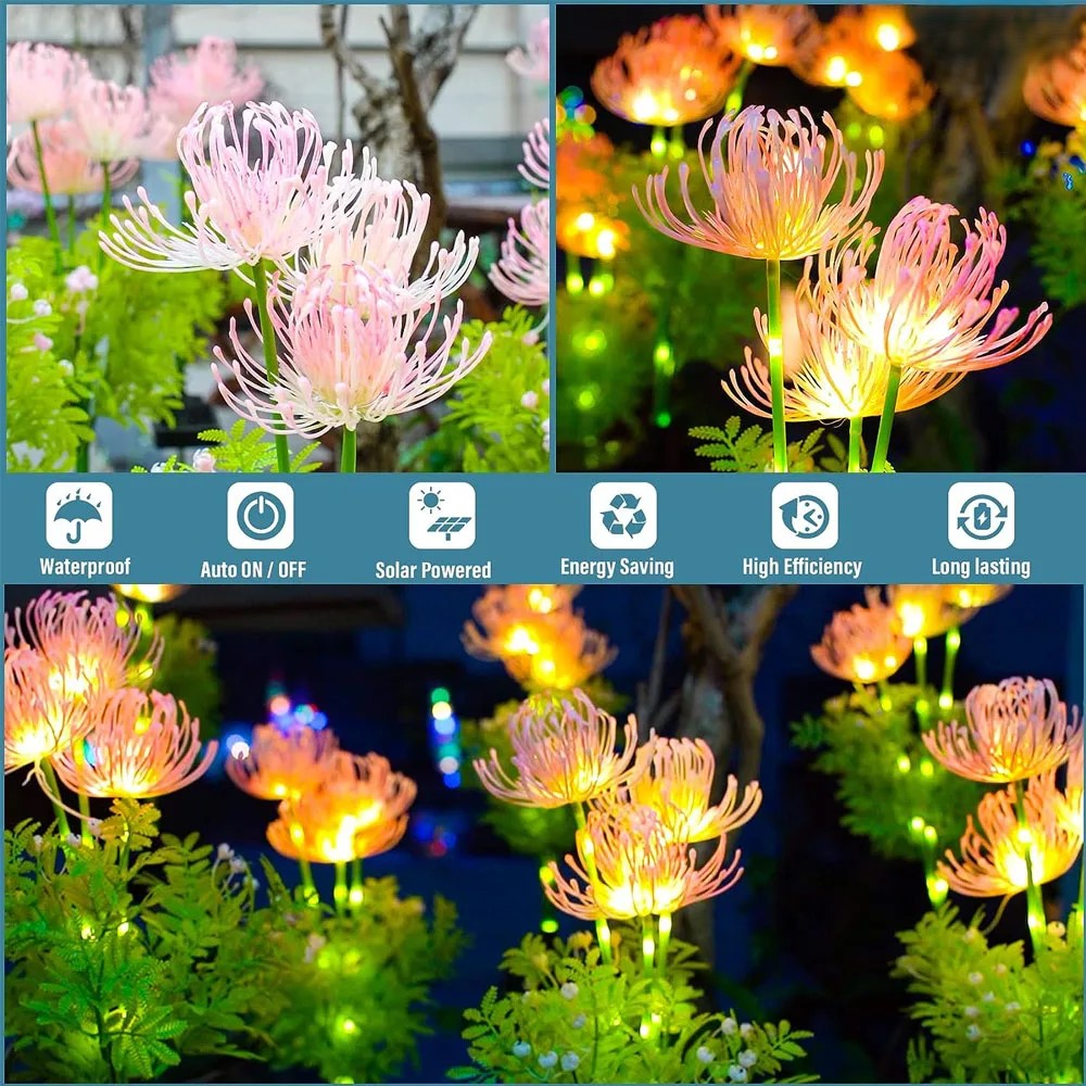 Colorful Solar Powered LED Garden Light - Yeezlab