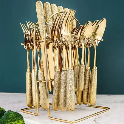Premium Stainless Steel Silverware Set for Daily Use - Yeezlab