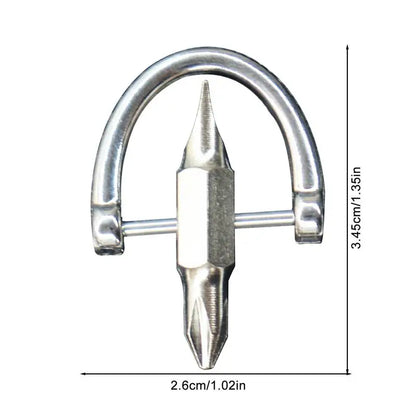 Portable Pocket Screwdriver Keychain Tool