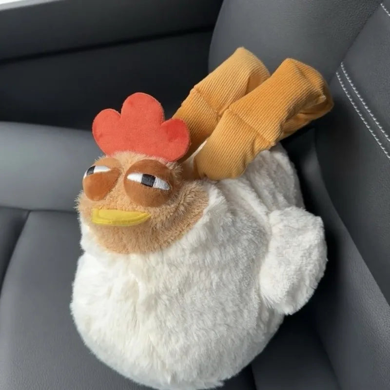 Funny Plush Chicken Backpack
