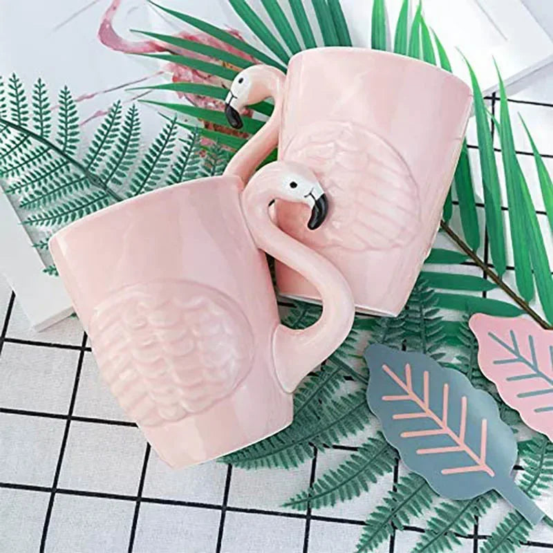 Pastel Pink Ceramic Tea Cup Set