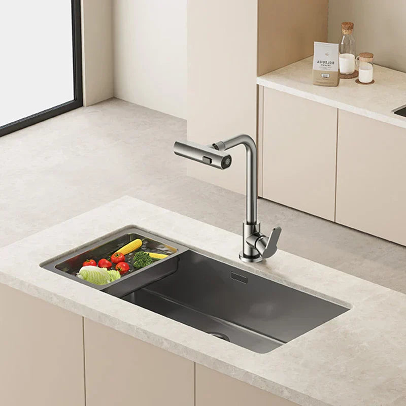 Modern Waterfall Kitchen Faucet Sleek Design