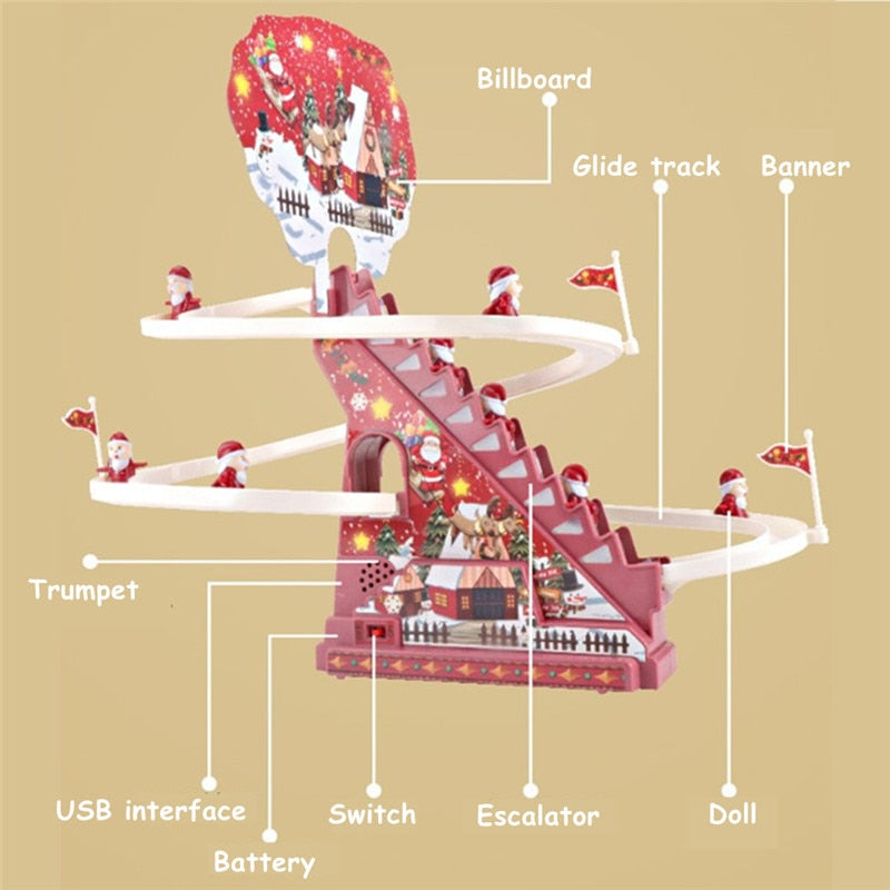 Fun Christmas Racing Track Toy Set