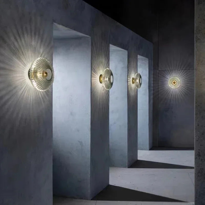 Sleek Glass Wall Lamp for Modern Home Lighting