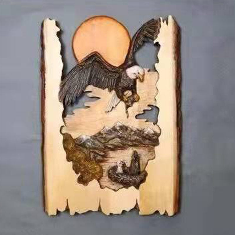 Unique Wooden Animal Figurine Home Decor