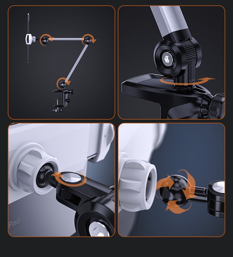 Portable Collapsible Metal Tablet Stand