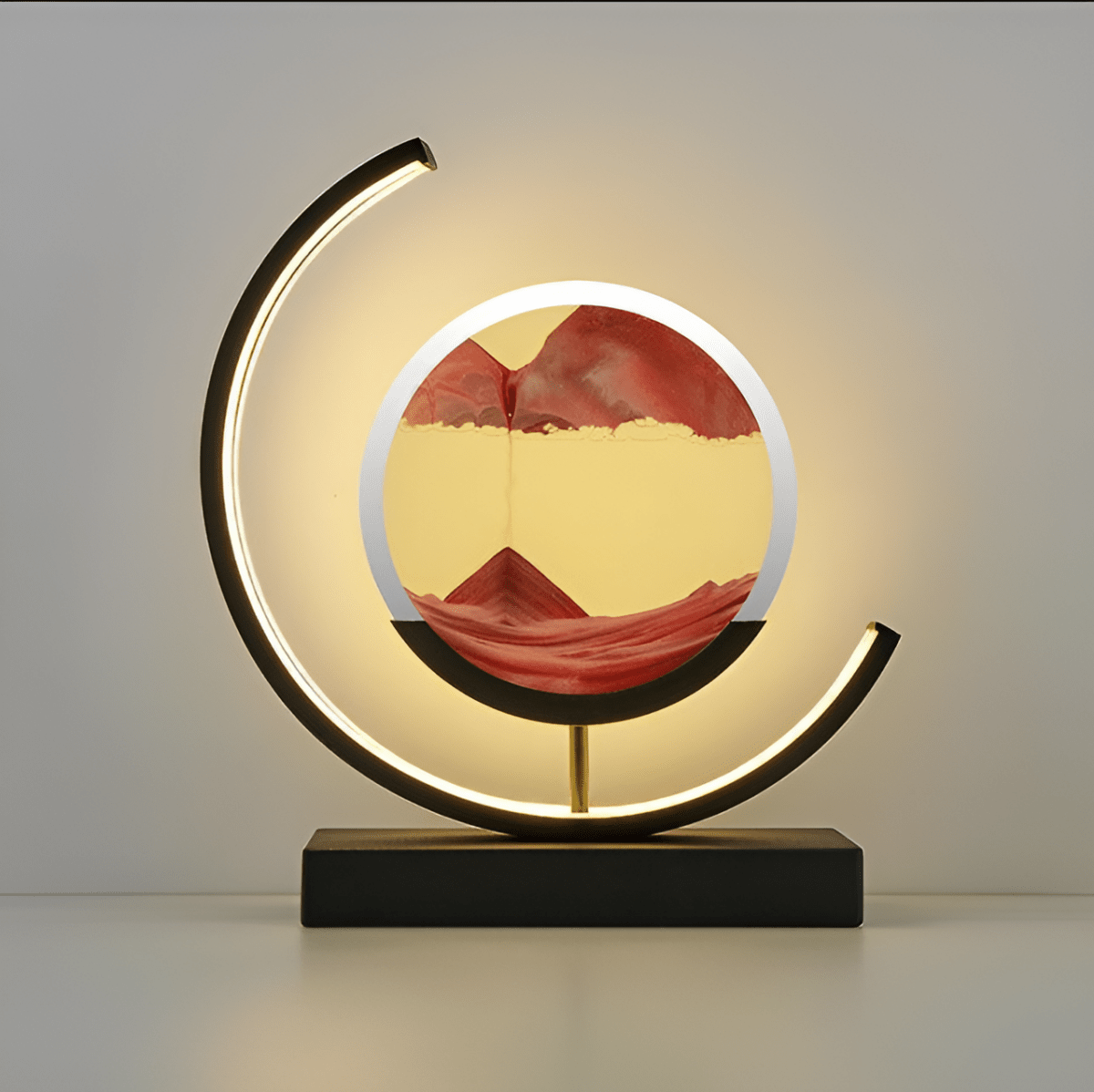Soothing Wave Table Lamp with Colorful LED Light - Yeezlab