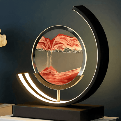 Soothing Wave Table Lamp with Colorful LED Light
