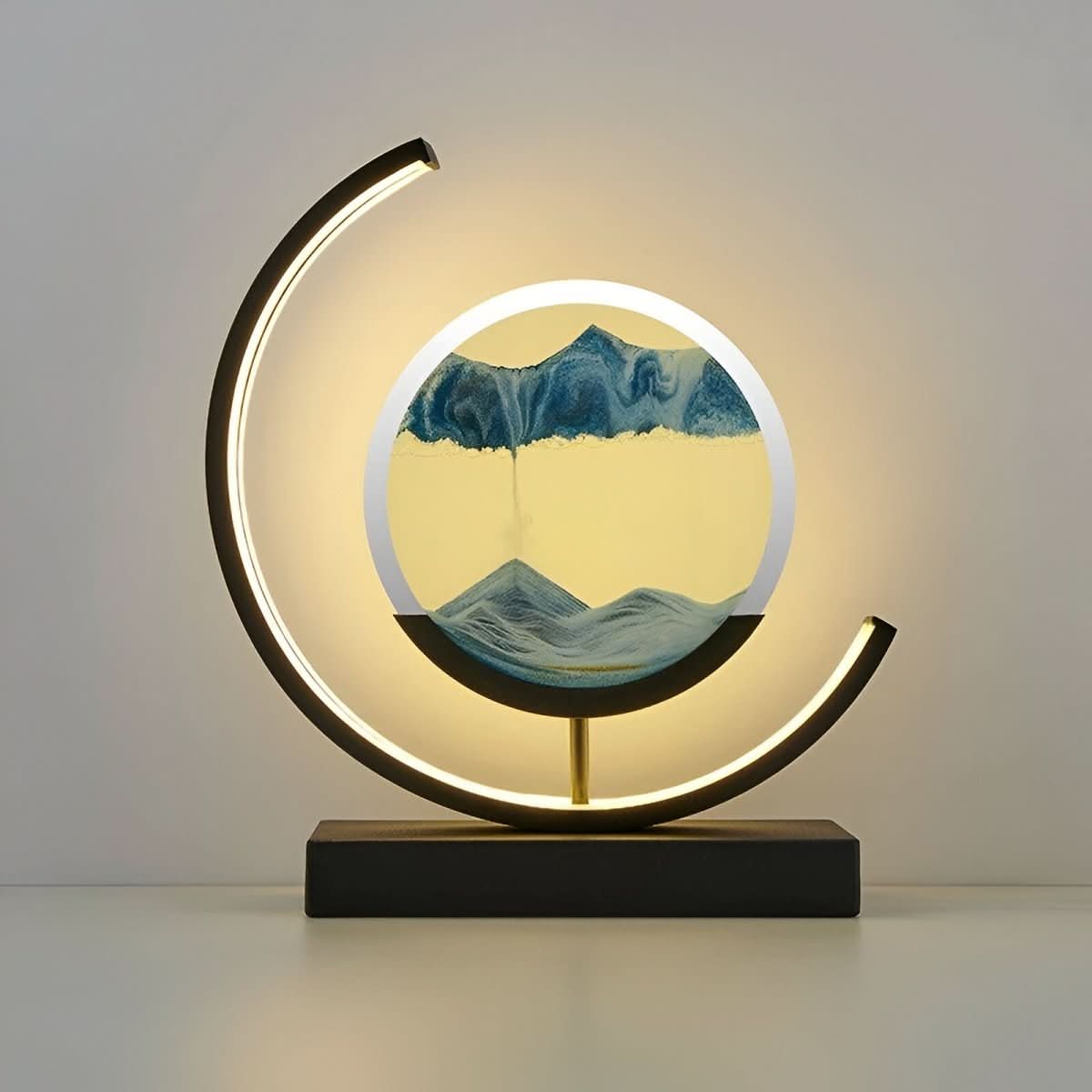 Soothing Wave Table Lamp with Colorful LED Light