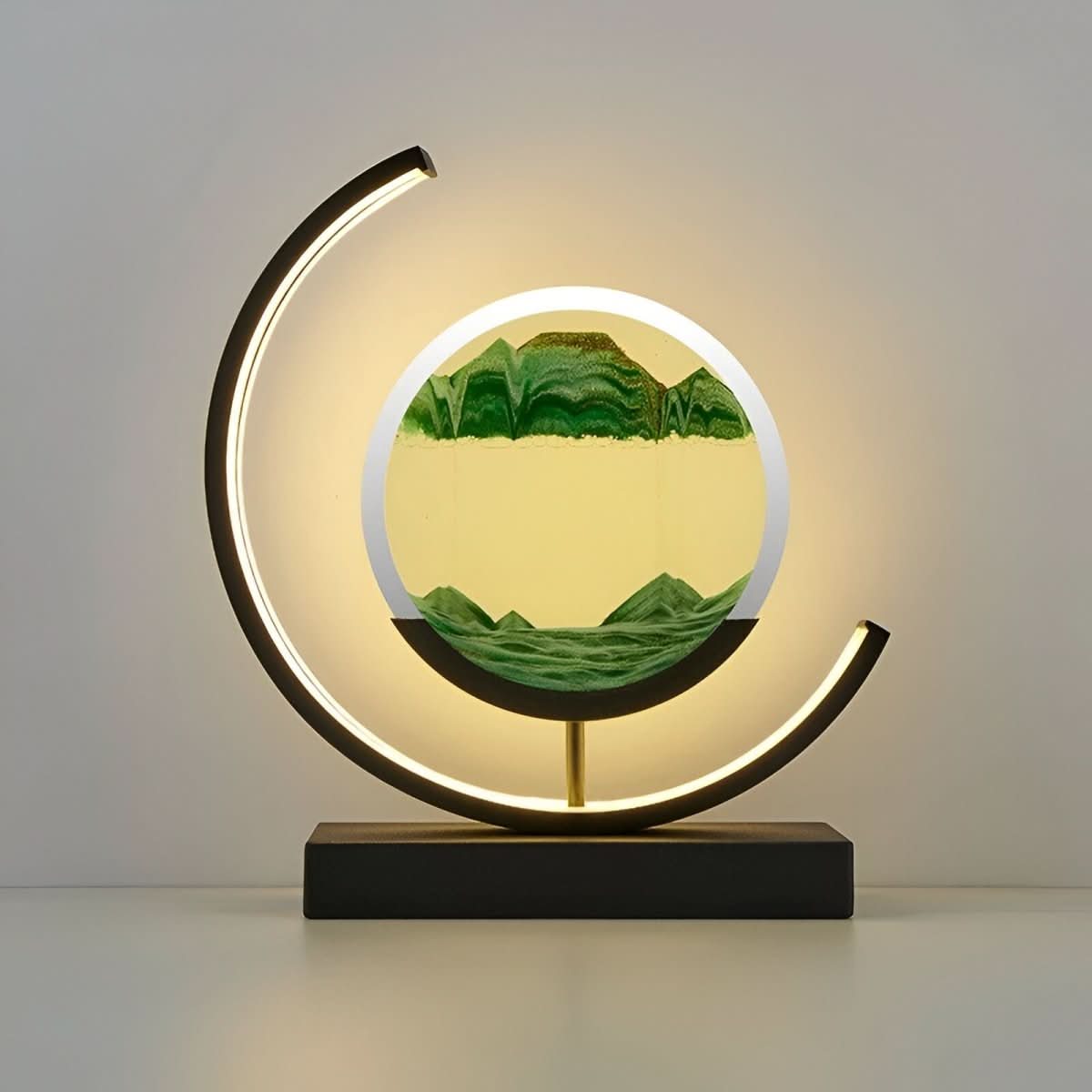 Soothing Wave Table Lamp with Colorful LED Light