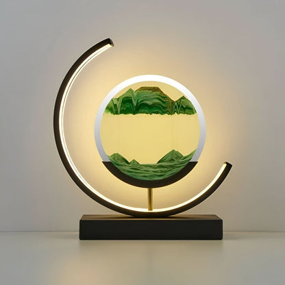Soothing Wave Table Lamp with Colorful LED Light