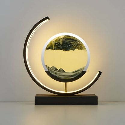 Soothing Wave Table Lamp with Colorful LED Light