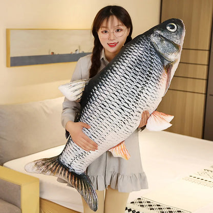 Large Fish Stuffed Animal Cushion