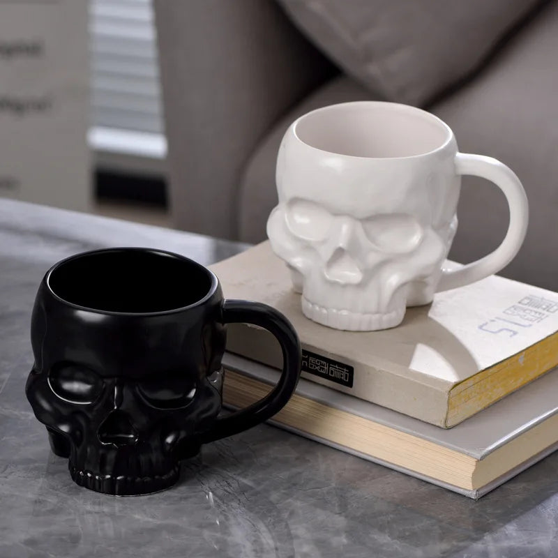 Dark Skull Ceramic Coffee Mug