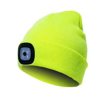 Warm Bright LED Sports Beanie