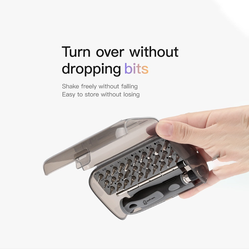 Compact 32-in-1 Pocket Screwdriver Tool Kit