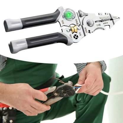 Electrician Wire Stripper Plier with Voltage Tester