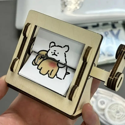 Creative Wooden Animation Kit DIY Desktop Toy