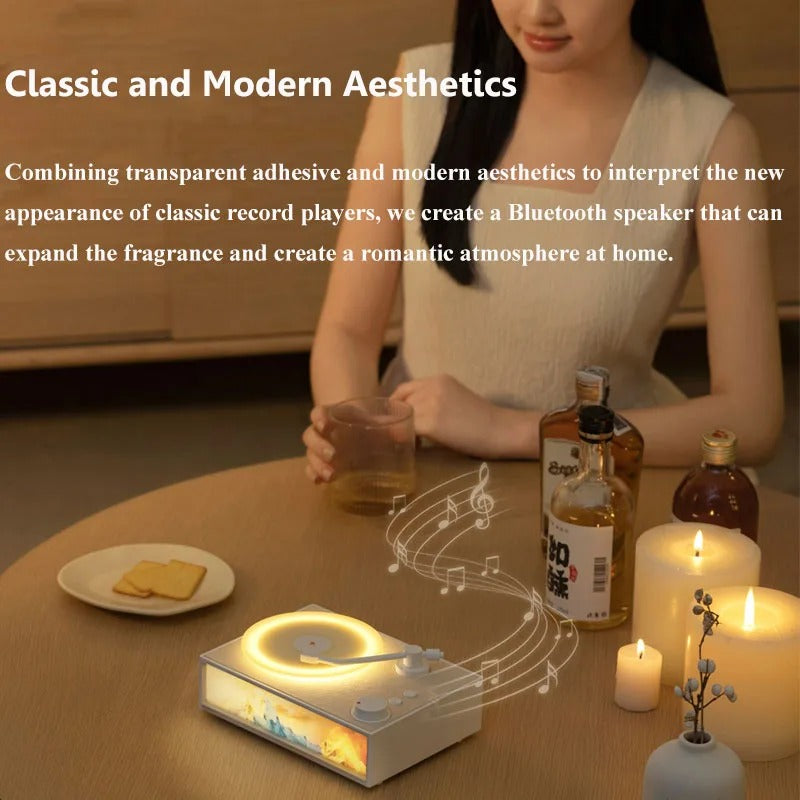 Portable LED Bluetooth Speaker with Aroma Diffuser