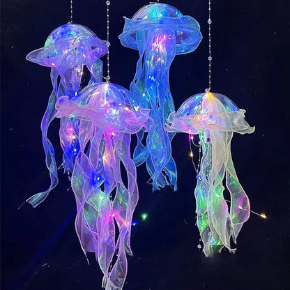 Beautiful Ocean Jellyfish Table Lamp