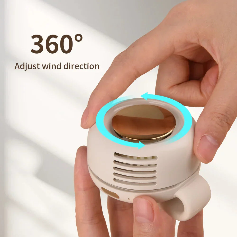 Portable Rechargeable Clip Fan for Waist Cooling
