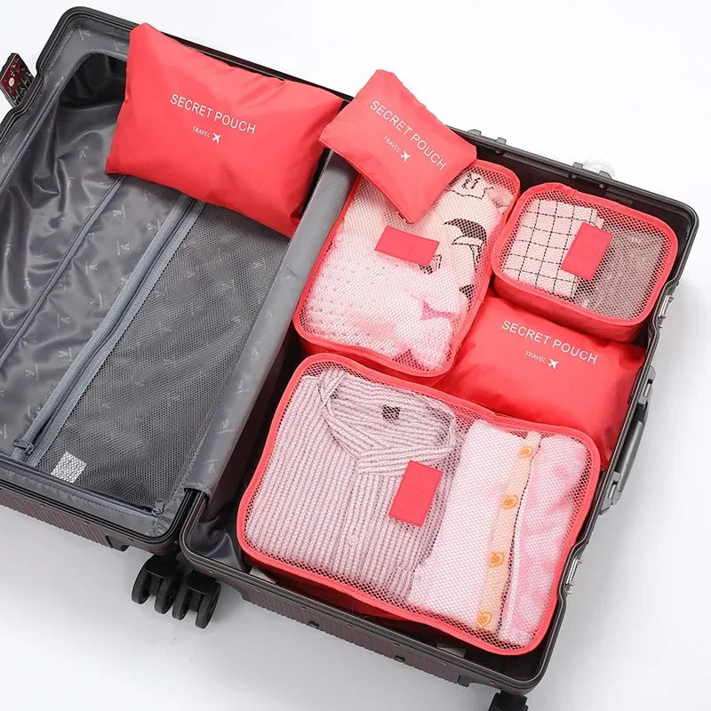 Practical 6-Piece Travel Luggage Organizer Set - Yeezlab