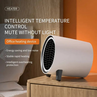 Compact Space Heater 600W Fast Warmth Low Energy