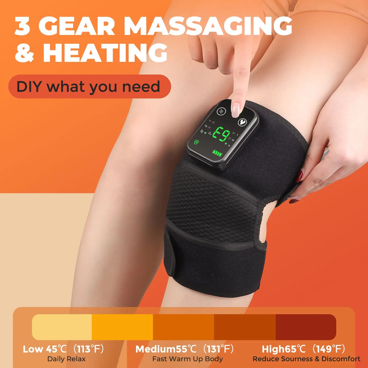 Relaxing Thermal Vibration Massage Pillow
