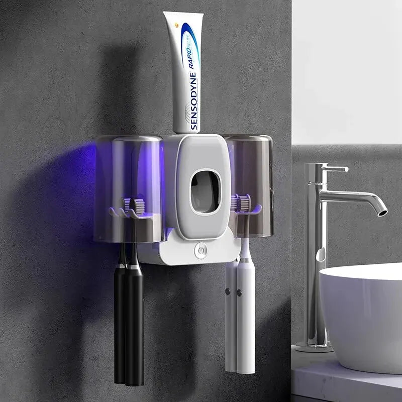 Automatic UV Toothbrush Sanitizer Wall Mount