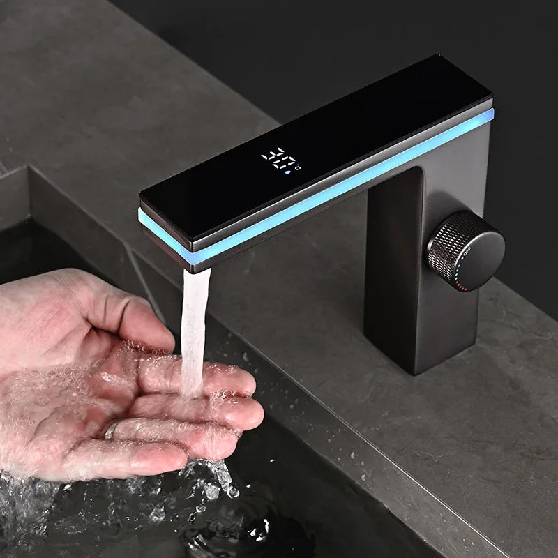 Smart LED Faucet with Touch Temperature Control - Yeezlab