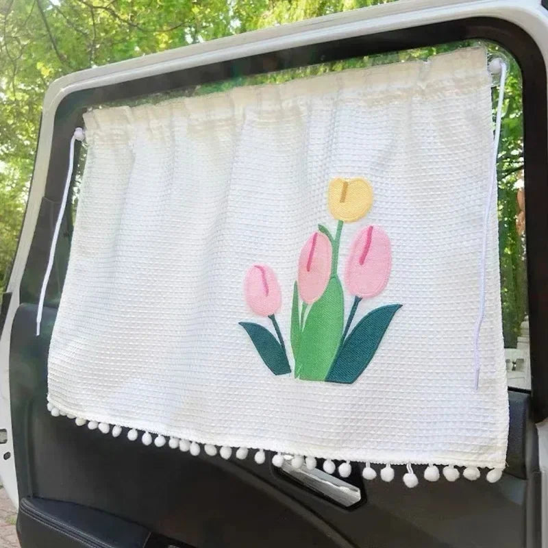 Premium Car Window Sun Shade with UV Blocker
