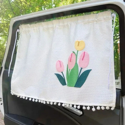 Premium Car Window Sun Shade with UV Blocker
