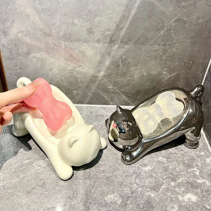 Flexible Cat Shaped Soap Dish