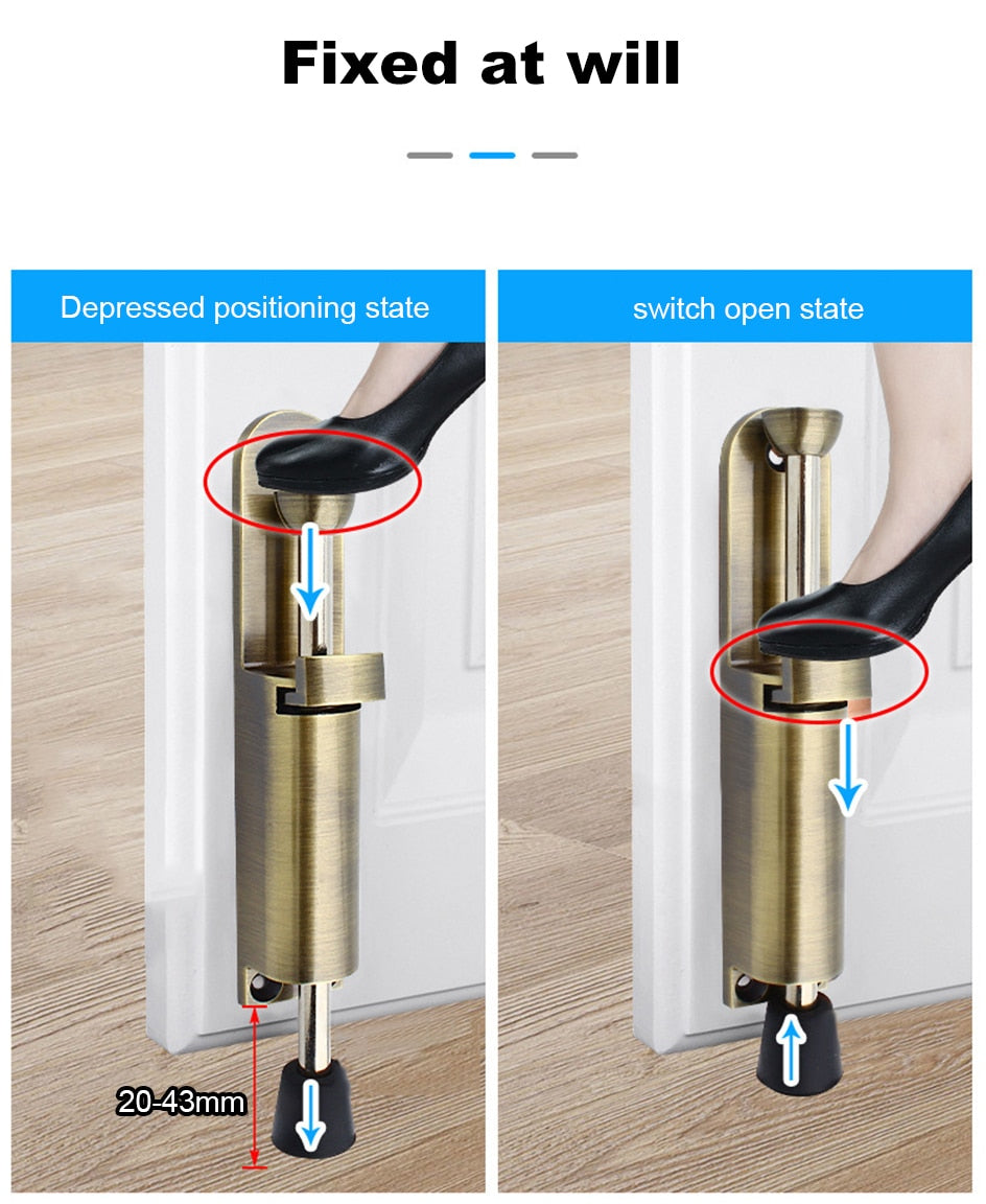 Strong Adjustable Metal Door Stop