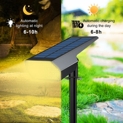 Outdoor Solar Powered 92LED Garden Spotlight