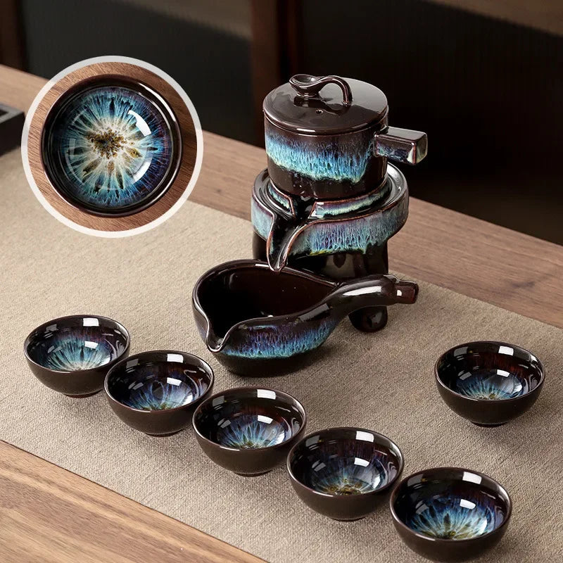 Luxury Chinese Ceramic Dragon Tea Set