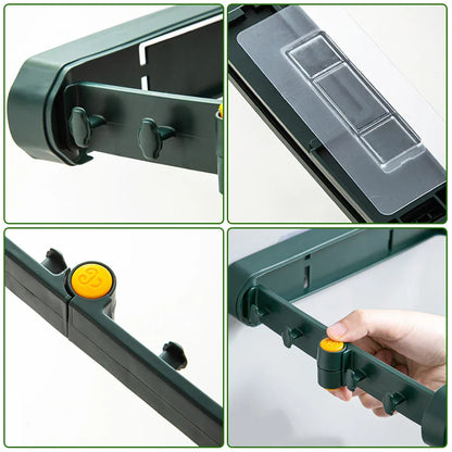 Space-Saving Clip On Kitchen Trash Bag Holder