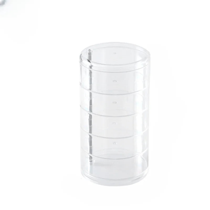 Clear Rotating Jewelry Organizer Box