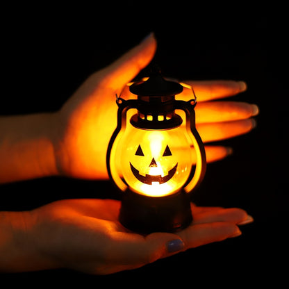 Small Spooky Pumpkin Lantern Light