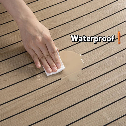 Peel Stick Wooden Wall Decal Home Decor Panel