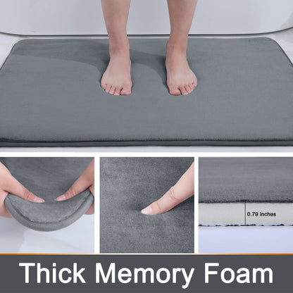 Soft Grip Non Slip Memory Foam Bathroom Mat