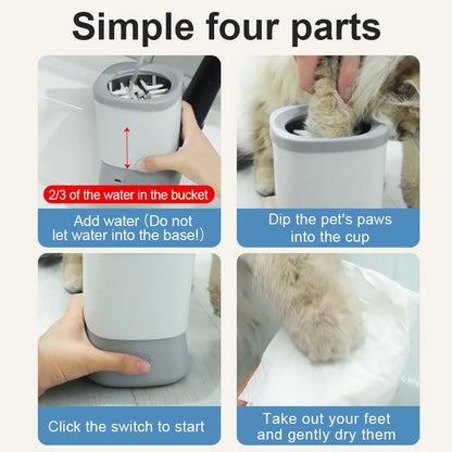 Easy Clean Pet Paw Washer
