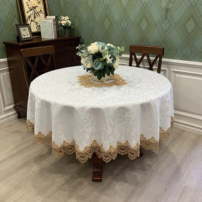 Elegant Floral Table Cover