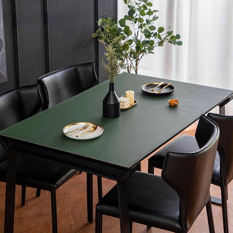 Simple Leather Dining Table Pad