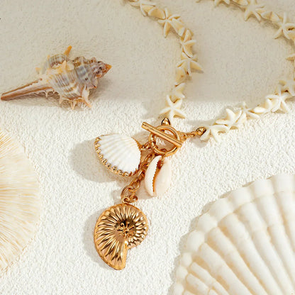 Trendy Ocean Shell Jewelry Set