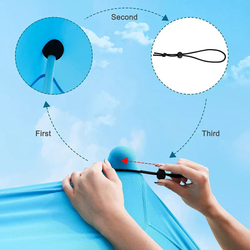 Large Family Beach Sun Shelter with UV Protection