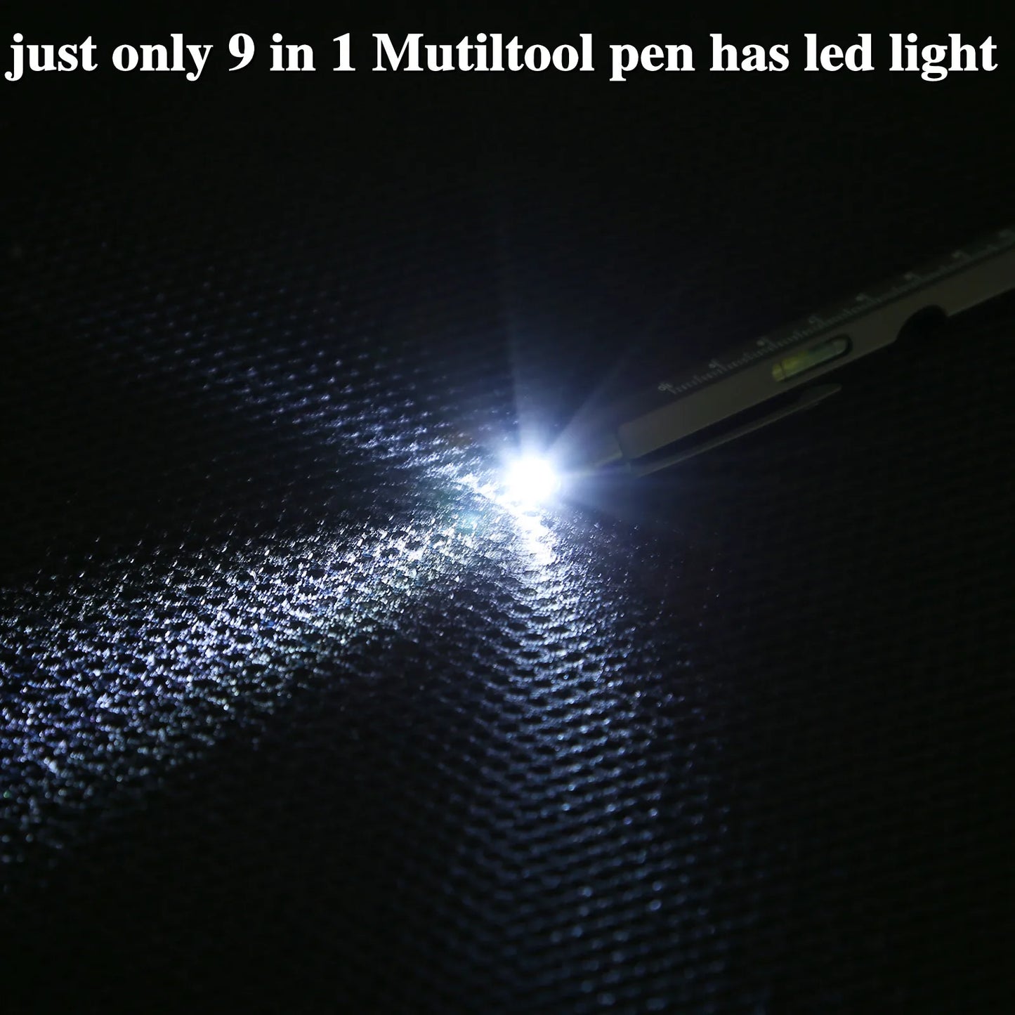 9in1 Multi Tool Stainless Steel Pocket Pen